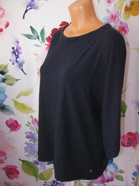 Dámská tmavě modrá halenka s 3/4 rukávem s.oliver, s.oliver,m