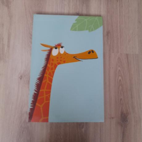 Obraz/obrázek se žirafou do dětského pokoje,