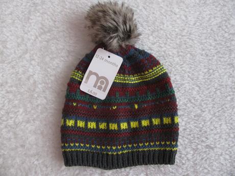 Barevná čepice, kulich v.12-24 měs., mothercare,92