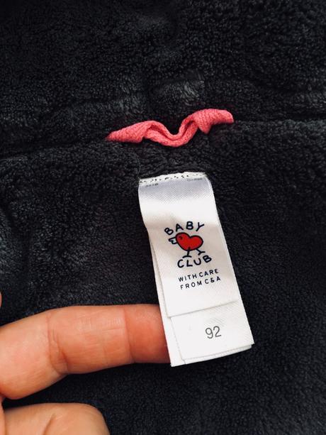 Manžestrový kabát přechodovy- mírná zima v.18/24 m, c&a,92