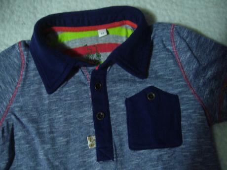 Bavlněné triko/tričko s límečkem, tom tailor,92