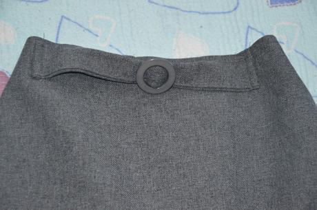 Společenská šedá sukně, vel. cca 110, 110