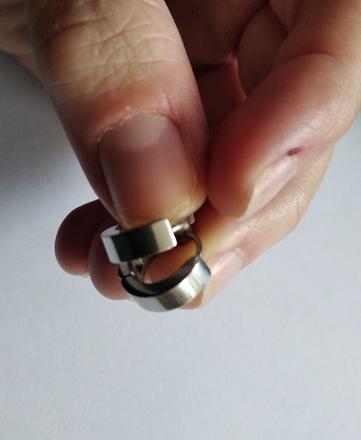 Naušnice nerez ocel,