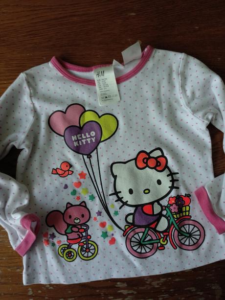 Tričko s kitty, h&m,98