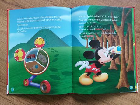 Kniha mickeyho klubík tvary - kulatý, 