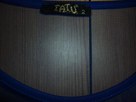 Modré šaty tatu, s