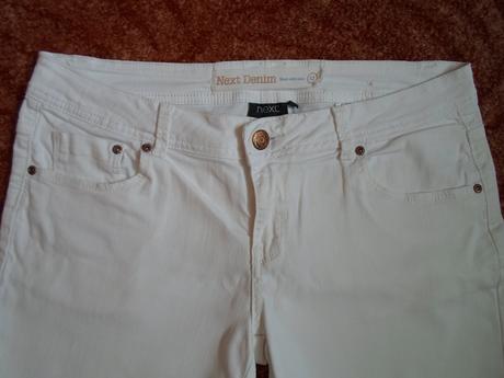 Bílé kraťasy kraťásky šortky, next,40