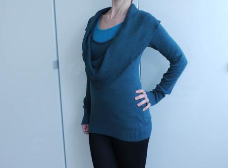 Tmave zeleny svetr melrose vel.32/34, 34