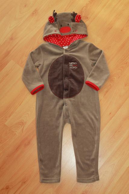 Vánoční kostým "sobík, sob" vel. 12-18 měs.,