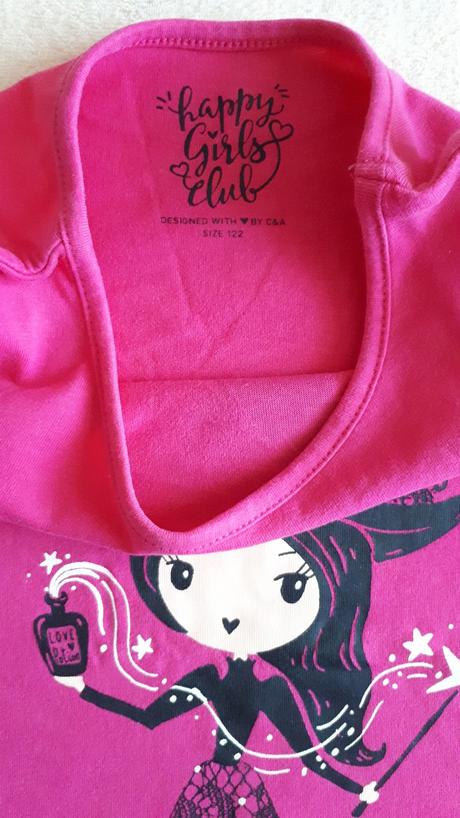 Dětské tričko čarodějnice, halloween, vel.122, c&a, c&a,122