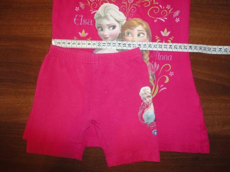 Šaty + kraťase ledové království, disney,92