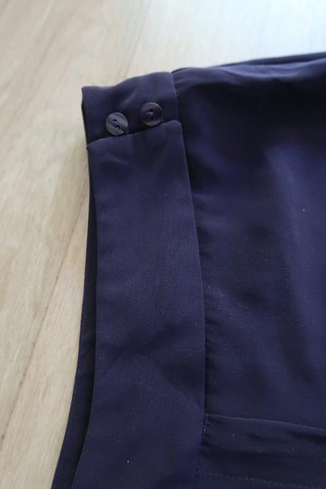 Tmavě fialové kalhoty, bonmarché,42