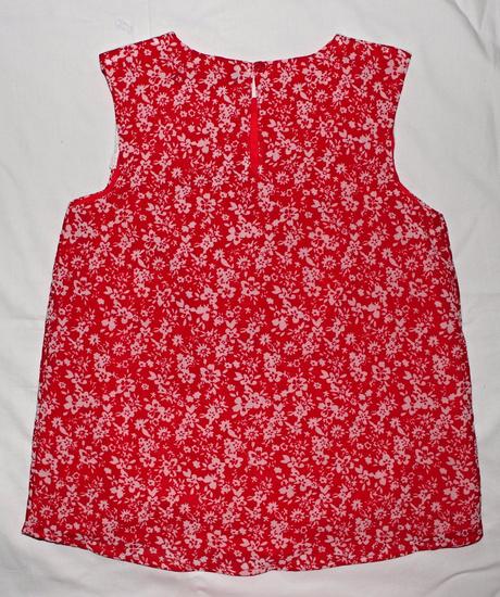 Av96. šifónová tunika s krajkou 7-8 let, george,128