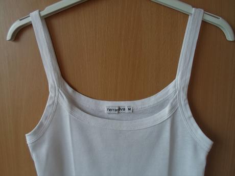 Bílé tričko tílko top, terranova,s