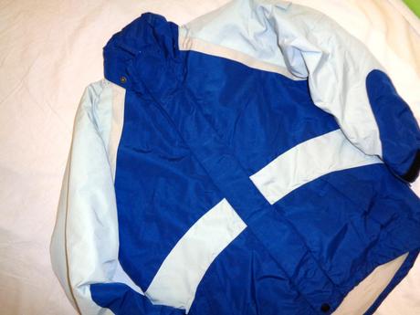 Modrá zimní lyžařská bunda, kids,152