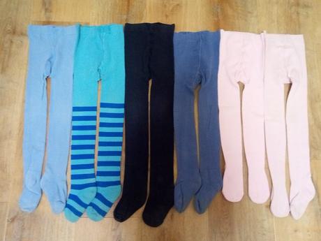 2 x punčocháče tchibo, vel 110/116, tchibo,116