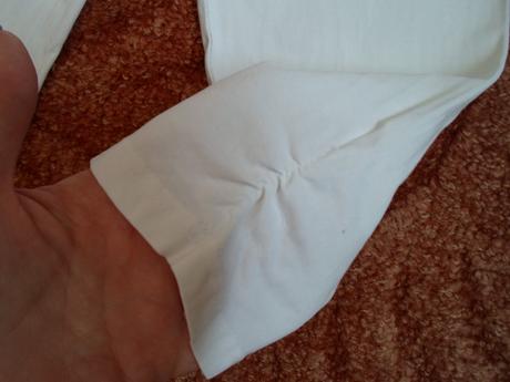 Bílé legíny legínky kraťasy, alive,134