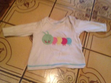 Dětská halenka housenka vel. 56 - 62, mothercare,56