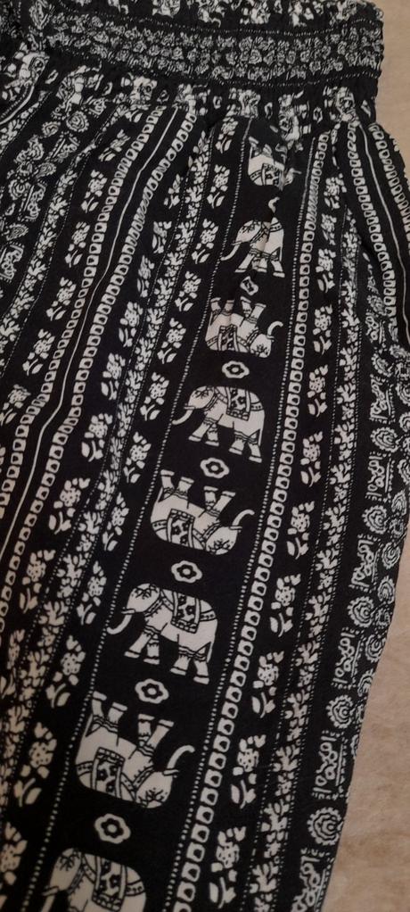 Just anna viskózové turecké kalhoty / harémky, xxl