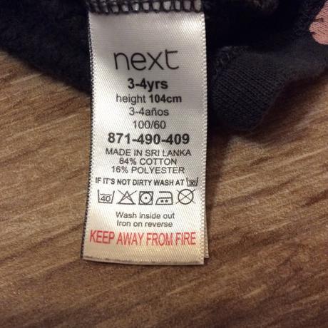 Teplákové šaty next, next,104