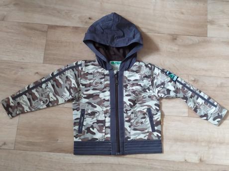 Maskáčová mikina + tričko, 86–98