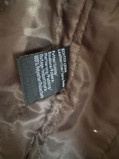 Tchibo kozeny kabat khaki + svetr a bluza, tchibo,34