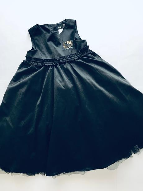 Ob/ šaty s hellou kitty lesklé  - v.122, h&m,122
