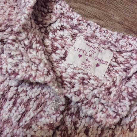 Svetřík protkaný stříbrnou nitkou, f&f,92