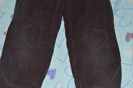 Manšestrové kalhoty s regulací v pase, f&f,116