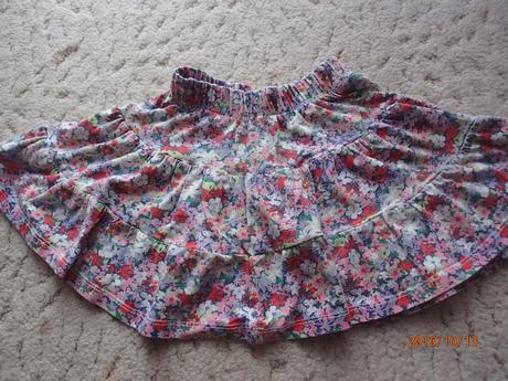 Kolová sukýnka s květy 98/110, glo-story,98