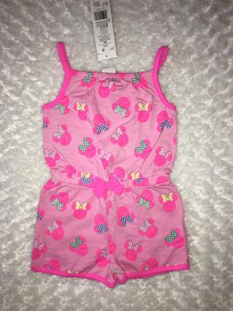 Letní kraťáskový overal s minnie disney, disney,98