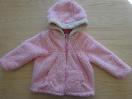 Chlupatá fleesová mikina s kapucí, vel. 2t, 92