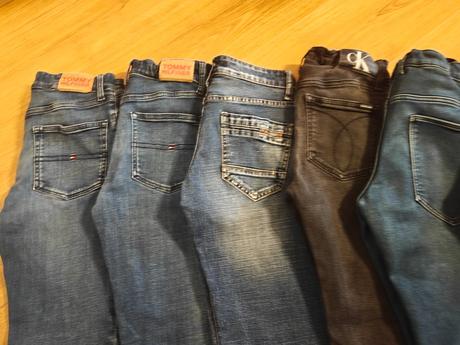 Džíny chlapecké vel. 158-164 (12-13 let), tommy hilfiger,164