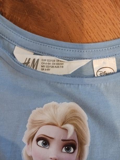 Frozen šatičky h&m č.122/128, h&m,122