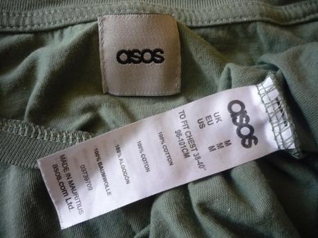 Jednoduché khaki triko pánské, m