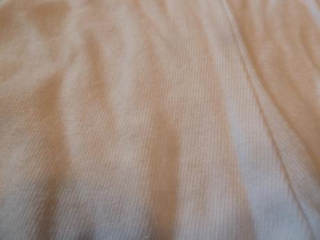 Bílé bavlněné elastické kraťasy nad kolena kiabi, 80