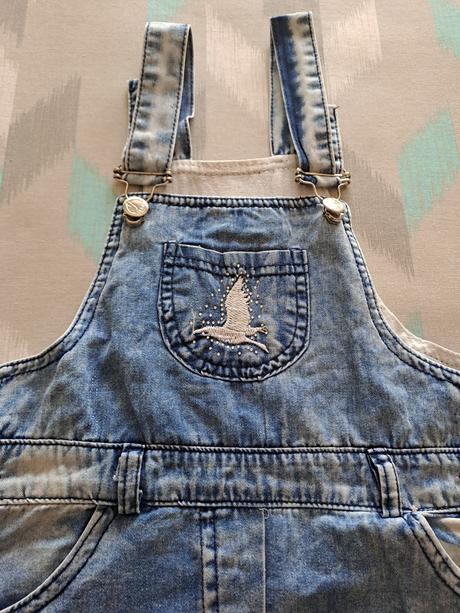 Šaty džínové vel. 128, 128