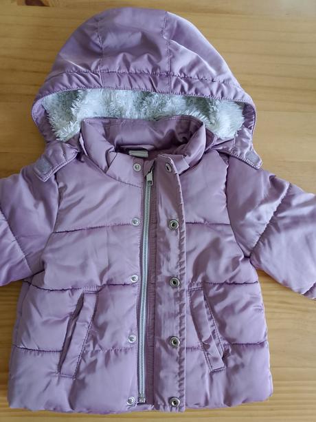 Krásná zimní bunda h&m s kožíškem vel. 74, h&m,74