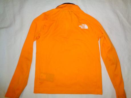 Oranžová funkční mikina the north face, 140