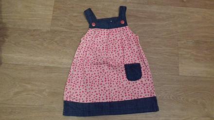 Plátěné šatičky vel. 92/98, okay,92