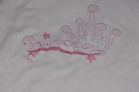 Teplé froté pyžamo pyžamko pyžamko princess, 122