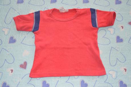 Bavlněné silnější triko, kr. rukáv, 92