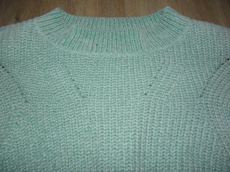 Dívčí žinylkový mint svetr zn. h&m vel.146/152, h&m,146