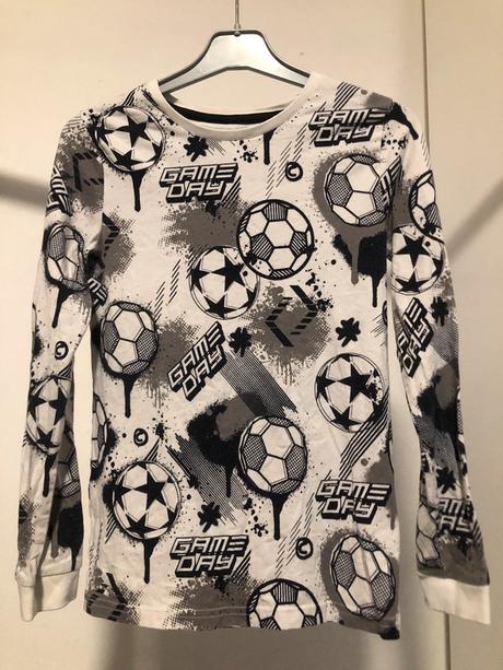 Pyžamové fotbalové triko, 128