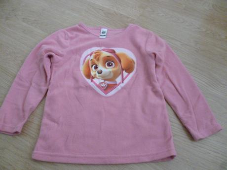 Flís mikina vel. 6-7 tlapková patrola, george,122