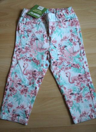 Nové dívčí capri kalhoty 134, 134