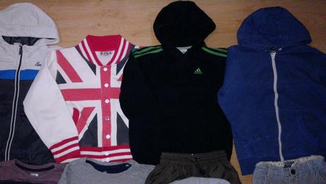 Chlapecký mix věcí vel.116-128 jaro/léto/podzim, 122–134