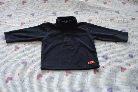 Fleesová mikina, tm. modrá, george,86