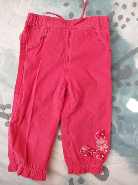 2x kalhoty + 1x blůzka vel.86, 86–98