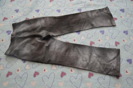 Elastické kalhoty, potisk s motivem batiky, 128